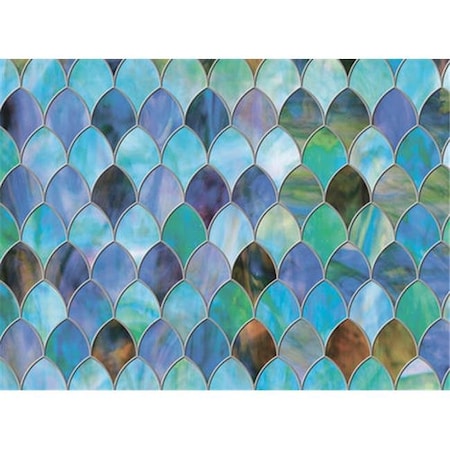 Brewster Home Fashions Brewster Home Fashions PF0718 Peacock Door Premium Film - 35.25 in. PF0718